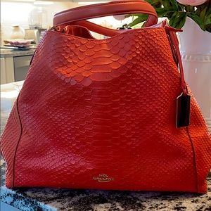 Orange authentic dalton style Coach purse